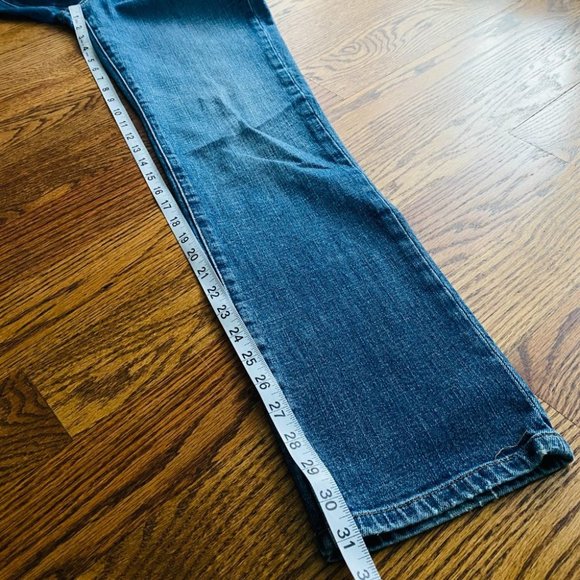 LRL Lauren Ralph Lauren Classic Straight Jeans Sz 4 Medium Wash - Picture 9 of 14